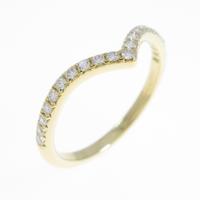 ティファニー ソレスト Vバンド リング