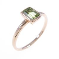 K18PG ペリドットリング