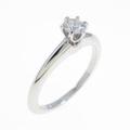 ティファニー クラシックソリティア リング 0．19ct・E・VS2・3EXT