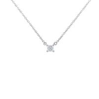ティファニー プリンセス ネックレス 0．20ct・I・VS1