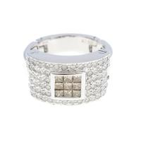 K18WG ダイヤモンドリング