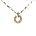 エスジェーエックス ホースシュー チャーム ネックレス