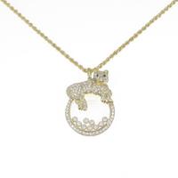 ショパール ヒョウ サファイヤネックレス