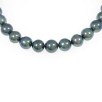 シルバークラスプ クロチョウパールネックレス