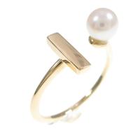 K18YG タンスイパールリング