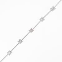 K18WG ダイヤモンドブレスレット