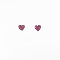 PT ハート トルマリンピアス