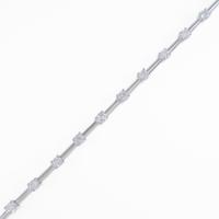 K18WG ダイヤモンドブレスレット