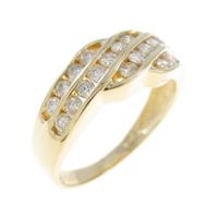 K18YG ダイヤモンドリング