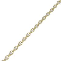 750YG ダイヤモンドブレスレット