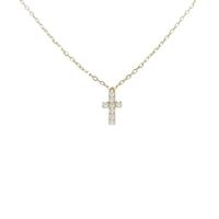 アーカー クロスパヴェ ネックレス