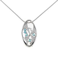 PT／750WG パライバトルマリンネックレス