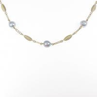 K18YG アコヤパールネックレス