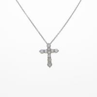 PT クロス ダイヤモンドネックレス