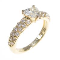 ポンテヴェキオ ハート ダイヤモンドリング