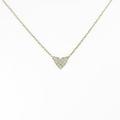 アーカー ハートパヴェ ネックレス