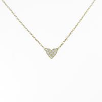 アーカー ハートパヴェ ネックレス