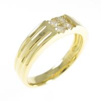 K18YG ダイヤモンドリング