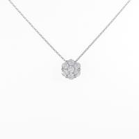 PT フラワー ダイヤモンドネックレス