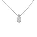 プラチナダイヤモンドネックレス 1．001ct・D・SI2・オーバルカット