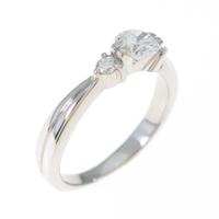 プラチナダイヤモンドリング 0．312ct・F・VS1・GOOD