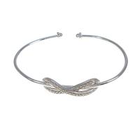 K18WG ダイヤモンドバングル