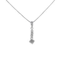 K18WG ダイヤモンドネックレス