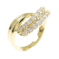 K18YG ダイヤモンドリング