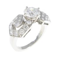 カルティエ ダイヤモンドリング 1．05ct・F・VS1