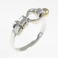 ティファニー フラットワイヤーラブノット リング