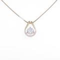 【新品】K18YG ダイヤモンドネックレス 0．501ct・H・SI2・VG