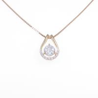 【新品】K18YG ダイヤモンドネックレス 0．501ct・H・SI2・VG