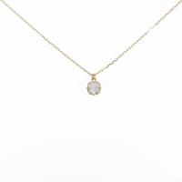 アガット ダイヤモンドネックレス