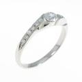 プラチナダイヤモンドリング 0．221ct・E・SI2・EXT