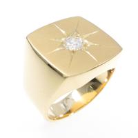 K18YG ダイヤモンドリング