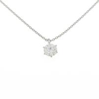 【リメイク】プラチナダイヤモンドネックレス 0．318ct・F・I1・VG