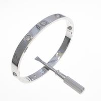 カルティエ ラブブレスレット ハーフダイヤ 4P