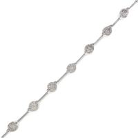 K18WG ダイヤモンドブレスレット