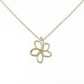 ティファニー フラワー 750YG ネックレス
