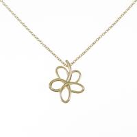 ティファニー フラワー 750YG ネックレス