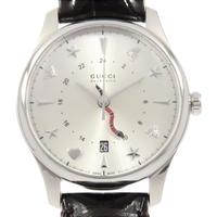 グッチ 126．3／YA126332 Gタイムレス GMT 自動巻