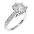 【リメイク】プラチナダイヤモンドリング 2．164ct・E・SI1・EXT H＆C