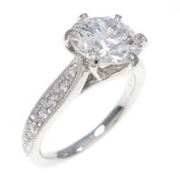 【リメイク】プラチナダイヤモンドリング 2．164ct・E・SI1・EXT H＆C