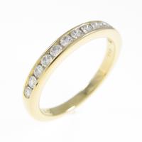 ティファニー ハーフサークル チャネルセッティング リング