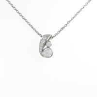 カルティエ ダイヤモンドネックレス 0．50ct・G・VS1
