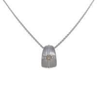 K18WG／750WG ダイヤモンドネックレス