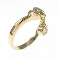 K18YG ダイヤモンドリング