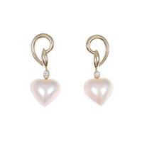 タサキ ハート マベパールピアス