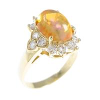 K18YG オパールリング