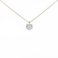 【リメイク】K18YG ダイヤモンドネックレス 0．541ct・H・I1・GOOD